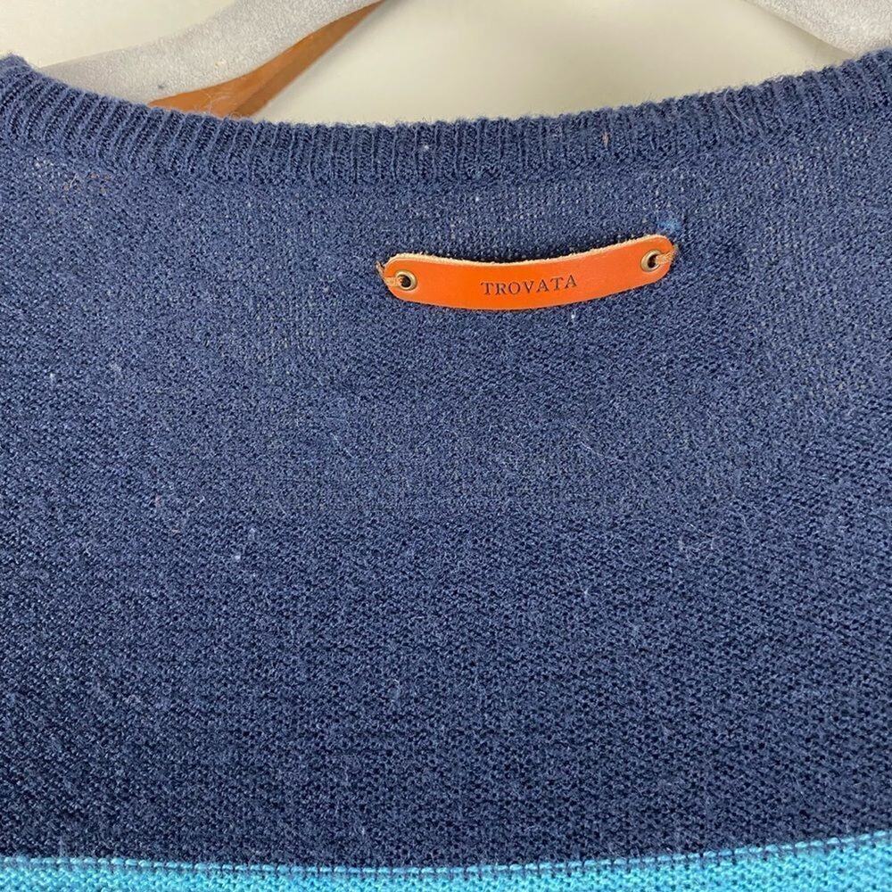 TRAVOTA | Colorblock Striped Sweater J298 - Picture 7 of 7